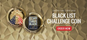 Brad Thor Black List Challenge Coint