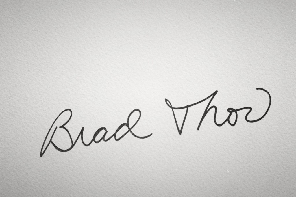 Brad Thor Signature